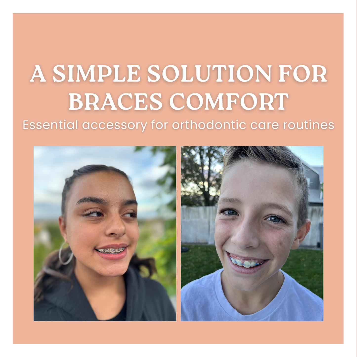 Ortho Wax (ORANGE CLOVE) – Natural Braces Protection Orthodontic Wax (75 Buttons)