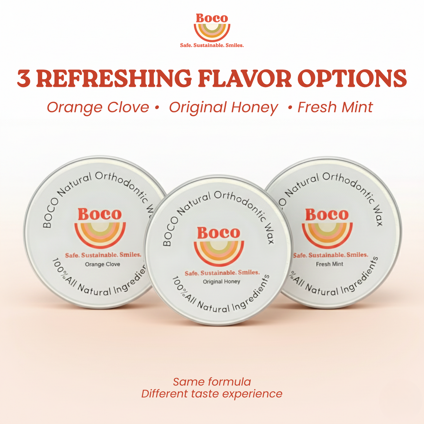 Ortho Wax (FRESH MINT) – Natural Braces Protection Orthodontic Wax (75 Buttons)